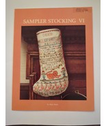 Mary Beale Christmas Sampler Stocking VI Pattern Leaflet OOP 1985 Vintage - £11.17 GBP