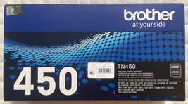 Brother 450 Black High Yield Toner Cartridge TN-450 Genuine Sealed Retail Box - £35.39 GBP