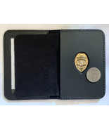 Concealed Weapon Permit Pin Wallet And ID &quot;1 INCH&quot; - £17.88 GBP