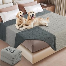 Waterproof Dog Blanket: 2 Pack Washable Pet Blanket For Couch - £32.36 GBP