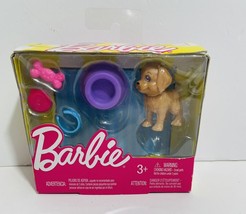 Barbie Pet Puppy (brown) and 4 Accessories Pack brand new, unopened  - £7.75 GBP