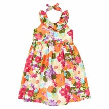 Sundress Halter Gymboree Surf Adventure Beach Camp School Floral Ruffle ... - $446.76 MXN
