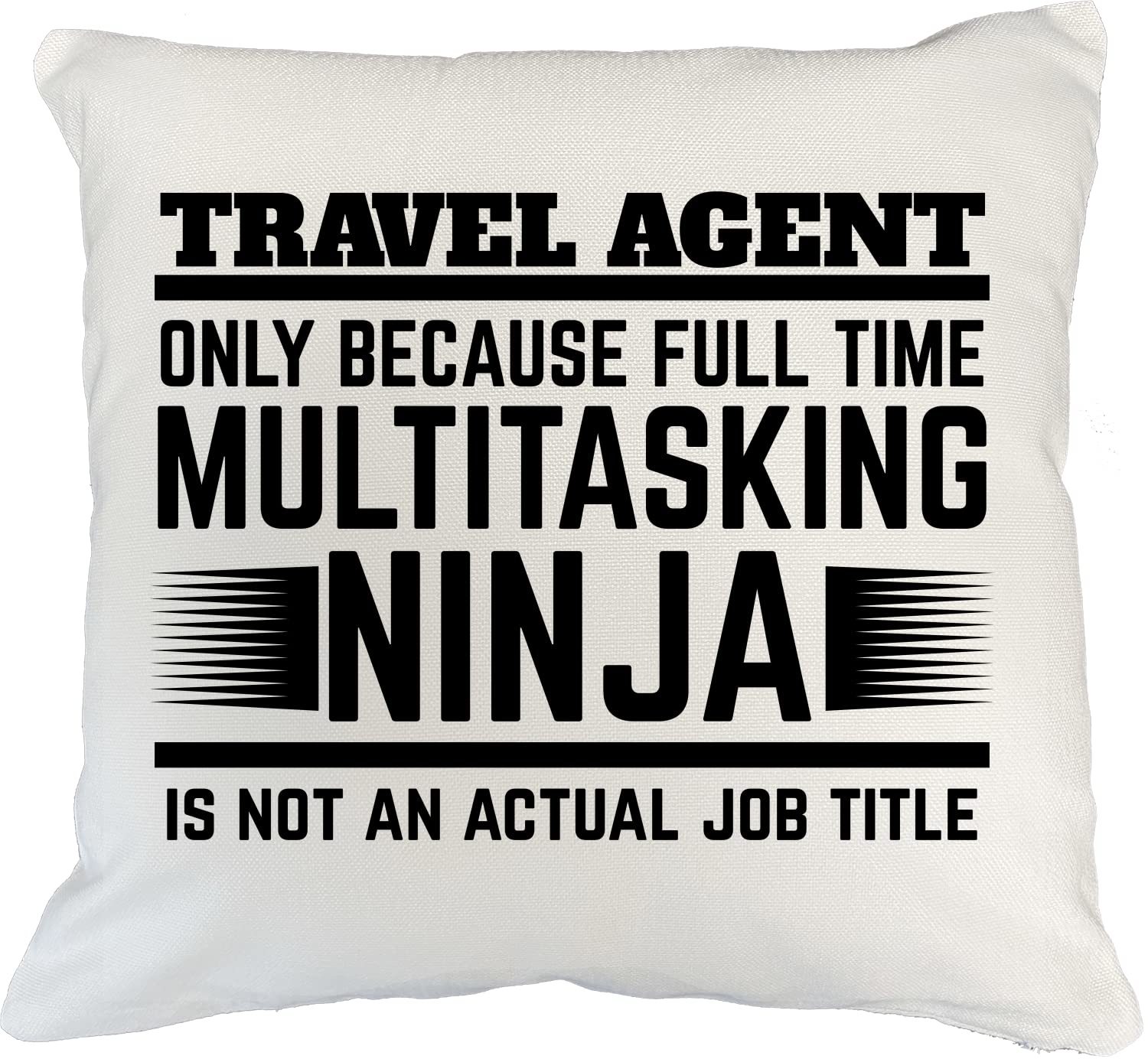 Make Your Mark Design Multitasking Ninja. Cool White Pillow Cover for Tr... - $24.74+