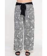 Plisse Palm Print Pants - $64.96 CAD