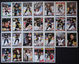 1991-92 O-Pee-Chee OPC Pittsburgh Penguins Team Set of 26 Hockey Cards - £10.16 GBP