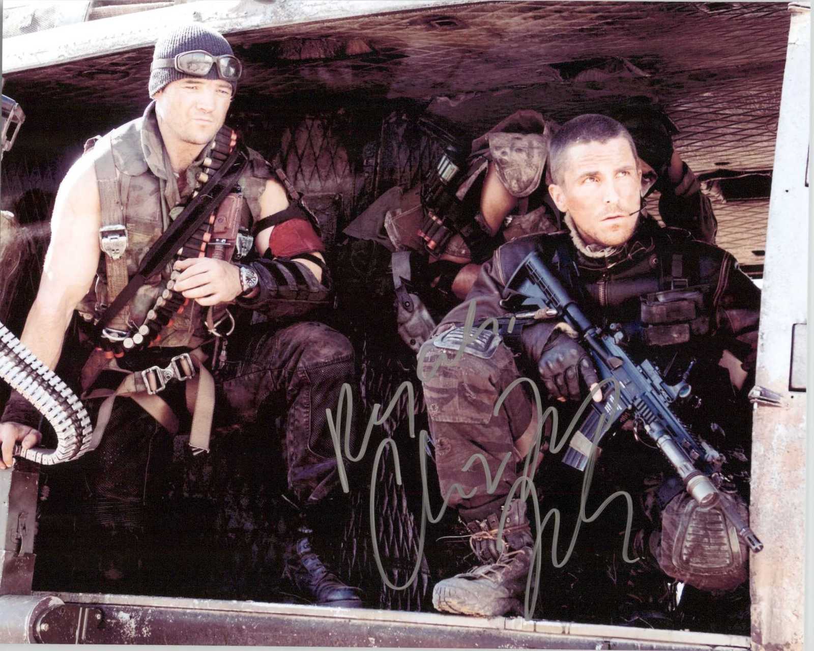 Primary image for Christian Bale Signed Autographed "Terminator" Glossy 8x10 Photo