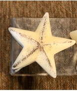 Pier 1 Star Glitter Floating Wax Paraffin Candles White Ivory New NWT 4 ... - $19.95