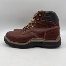 Wolverine Raider W211099 Mens Brown Lace Up Round Toe Ankle Work Boots Sz 11 M - £79.12 GBP