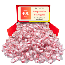 Starlights Mint Peppermint Individually Wrapped Mints Candy - 2, 3, &amp; 5 LB - $16.80+