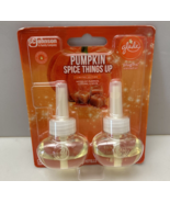 Glade plugins scented oil refills 2 pack Pumpkin Spice Things Up Limited... - $8.99