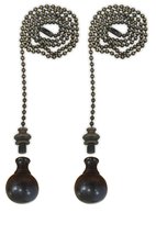 Royal Designs Celling Fan Pull Chain Beaded Ball Extension Chains with D... - £17.97 GBP+