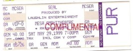 1999 SEAL full Concert ticket 5/29/99 - £57.58 GBP
