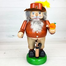 Erzgebirge Volkkunst Seiffen Wood Nutcracker Arrow Quiver w Fruit 12&quot; Germany - £60.02 GBP