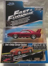 Jada 2016 Die Cast Dom&#39;s Dodge Charger Daytona 1:64 Scale Fast and Furio... - $17.41