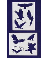 American Bald Eagle Stencils-2 pc Set-14 Mil Mylar- Painting/Crafts/Temp... - £20.94 GBP