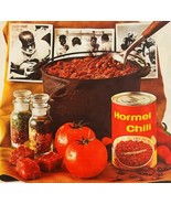 1965 Hormel Chili With Beans NFL Football Advertisement Look Magazine Fo... - €21,39 EUR
