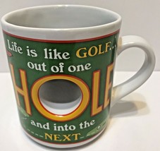 Papel Freelance Coffee Tea Mug Cup Life Is Like Golf Hole Novelty Collec... - £9.14 GBP