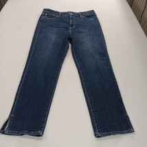 Lauren Ralph Lauren Jeans Women's 12 Blue Regal Straight Ankle Cotton High Rise image 12