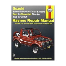 Suzuki Samurai/Sidekick/X-90/Vitara &amp; Geo/Chevrolet Tracker Automotive Repair Ma - £34.35 GBP