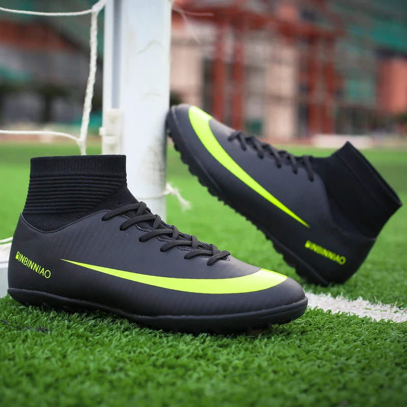 Binbinniao Men Women Football Boots Tf Kids Boys Soccer Shoes Futsal TF/FG - £148.20 GBP