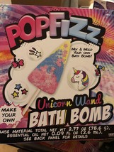 Pop Fizz Unicorn Wand Bath Bomb Mix &amp; Mold Your Own - Craft, Birthday - £6.38 GBP
