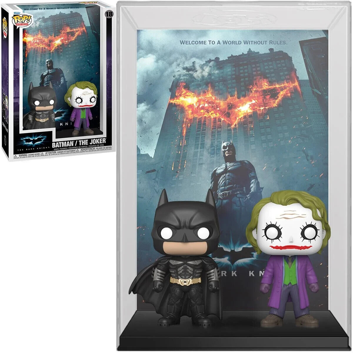 NEW/MINT Funko Pop! Movie Poster: The Dark Knight - Batman/Joker #18~ FREE SHIP! - $64.99