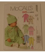 McCalls Sewing Pattern # M5507 Infants Jumpsuits Jackets Pants and Hat U... - $6.77 CAD