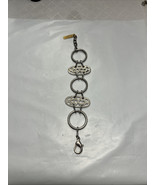 Silver Tone Perch Brand Chunky Bracelet 7.5”-8” - $16.79