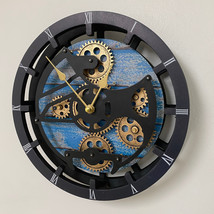 Mantel Clock 17 Inches convertible into Wall Clock Ocean Blue - £159.83 GBP