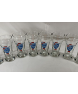 6 VINTAGE OLD STYLE BEER DRINKING GLASS / GLASSES - $41.58