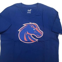 NCAA Boise State Broncos Team Logo Short Sleeve T-Shirt Youth Boys L 14/16 Royal - £8.12 GBP