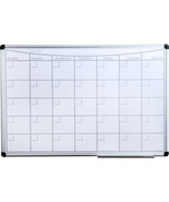 Floortex Craftex 36 x 24 in. Lacquered Steel Magnetic Monthly Planner Dr... - $216.50