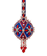 The Cracker Box  Inc Christmas Ornament Kit  Southwest (Royal with Red A... - $43.20