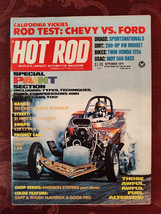 Rare HOT ROD Car Magazine September 1974 Paint Section Chevy vs Ford - $21.60