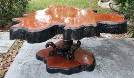 Vintage MCM Biomorphic Wood Small Coffee Table Or End Table - $1,200.00