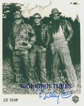 Zz Top Signed Autograph 8X10 Rp Photo Dusty Hill Billy Gibbons And Frank Beard - £14.88 GBP