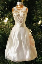 Robert Stanley Glass Christmas Ornament Vintage Wedding Bride Gown Real ... - $15.79