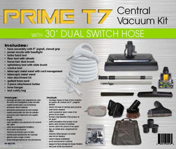 Titan Prime Deluxe Central Vacuum Kit with 6 ft Pigtail And Power Nozzle With... - £350.69 GBP