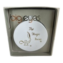 The Magic Focus Big Eyes Compact Mirror White Purse Size With Box Vintage - £33.29 GBP