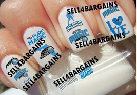 Nba Orlando Magic Basketball TEAM》10 Different Designs》Tattoo Nail Art Decals - $9.09