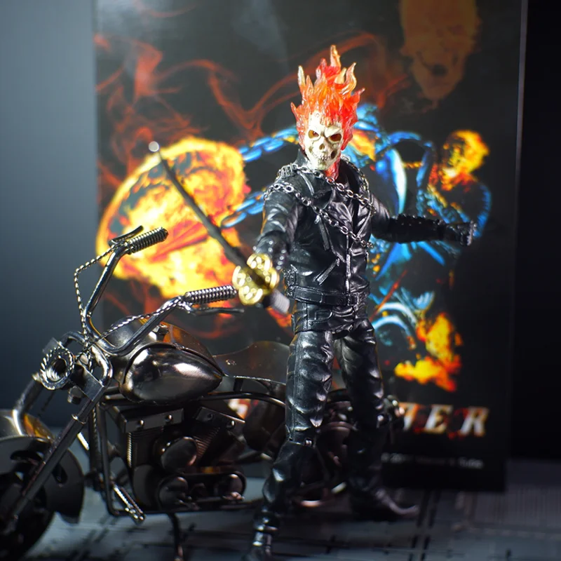 Originate Marvel Legends Action Figure Retro Series Ghost Rider Luminous Model - £47.50 GBP+