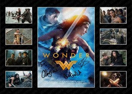 0092 wonder woman cast gal gadot  A4 signed limited edition pre printed memorabi - £7.99 GBP