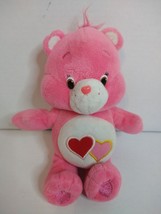 Pink Care Bear Love a lot 2016 Plush Stuffed - £11.86 GBP