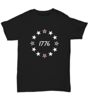 Independence Day TShirt 1776, Patriot, 4th July,Independence Day Black-U-Tee  - £14.34 GBP