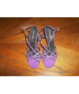 PRADA PURPLE&amp;BLACK WEDGES 36.5 6.5 US - $69.99