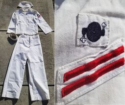 vintage US Navy "CRACKER JACK" hat belt pants shirt boiler WW2 WWII uniform - $69.99