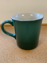 Le Creuset Artichaut Green Coffee Mug-New with Tags-Ceramic 400ml - $16.83