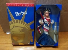 1995 Statue Of Liberty Barbie FAO Schwarz Exclusive American Beauty Mattel New - £55.78 GBP