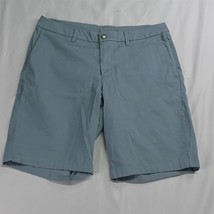 Lululemon 36 x 11&quot; Blue M7AKAS Commission Relaxed Golf Chino Shorts - $29.99