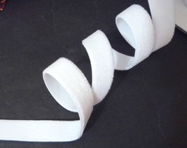 3/8&quot; 10mm wide -5-50yds White Elastic Velvet Ribbon Stretch Velvet Ribbo... - $5.99+